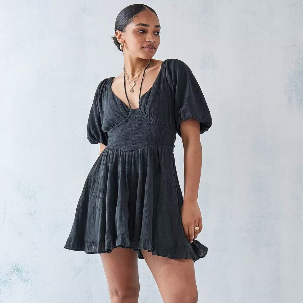 Free People Perfect Day Cotton Mini Dress
